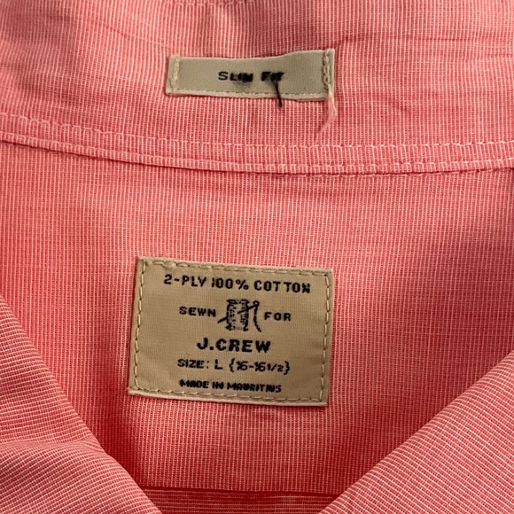J. Crew - Men’s slim fit size large - peach colour - Picture 2 of 4